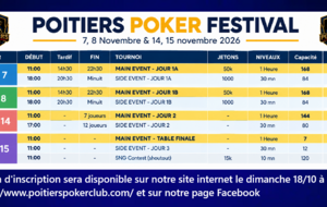 POITIERS POKER FESTIVAL 2026