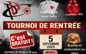 Tournoi de rentrée du PPC