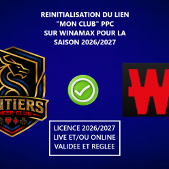 REINITALISATION LIEN MON CLUB SUR WINAMAX